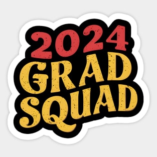 2024 graduation  Squad Sticker